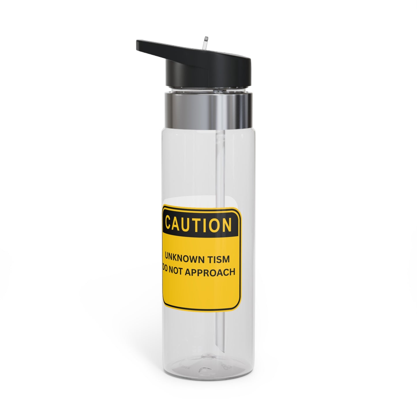 Caution Sign 20oz Tritan Sport Bottle