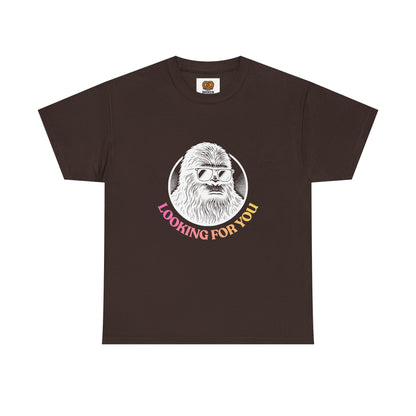 Looking For You Sasquatch T-Shirt — Retro Bigfoot Graphic Tee
