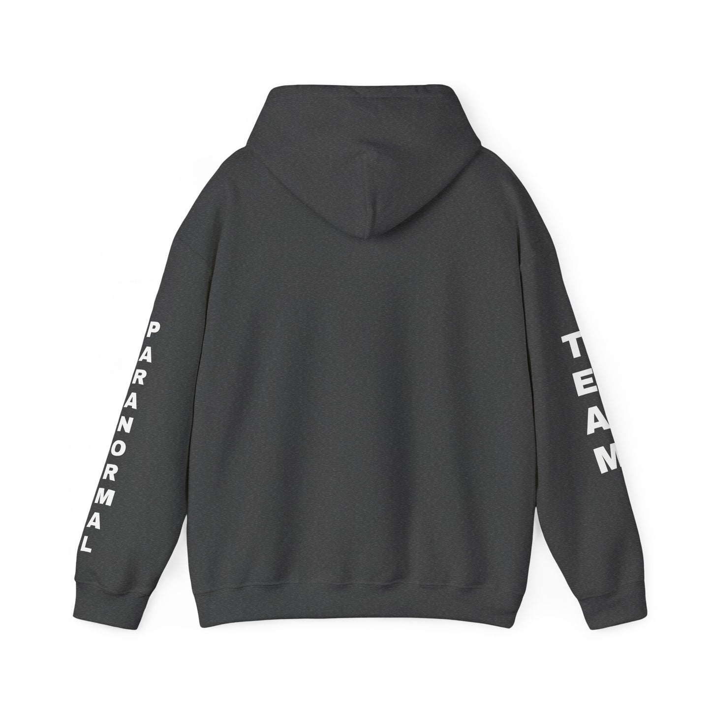 Paranormal Team Hoodie – Black Sleeve Print Hooded Sweatshirt