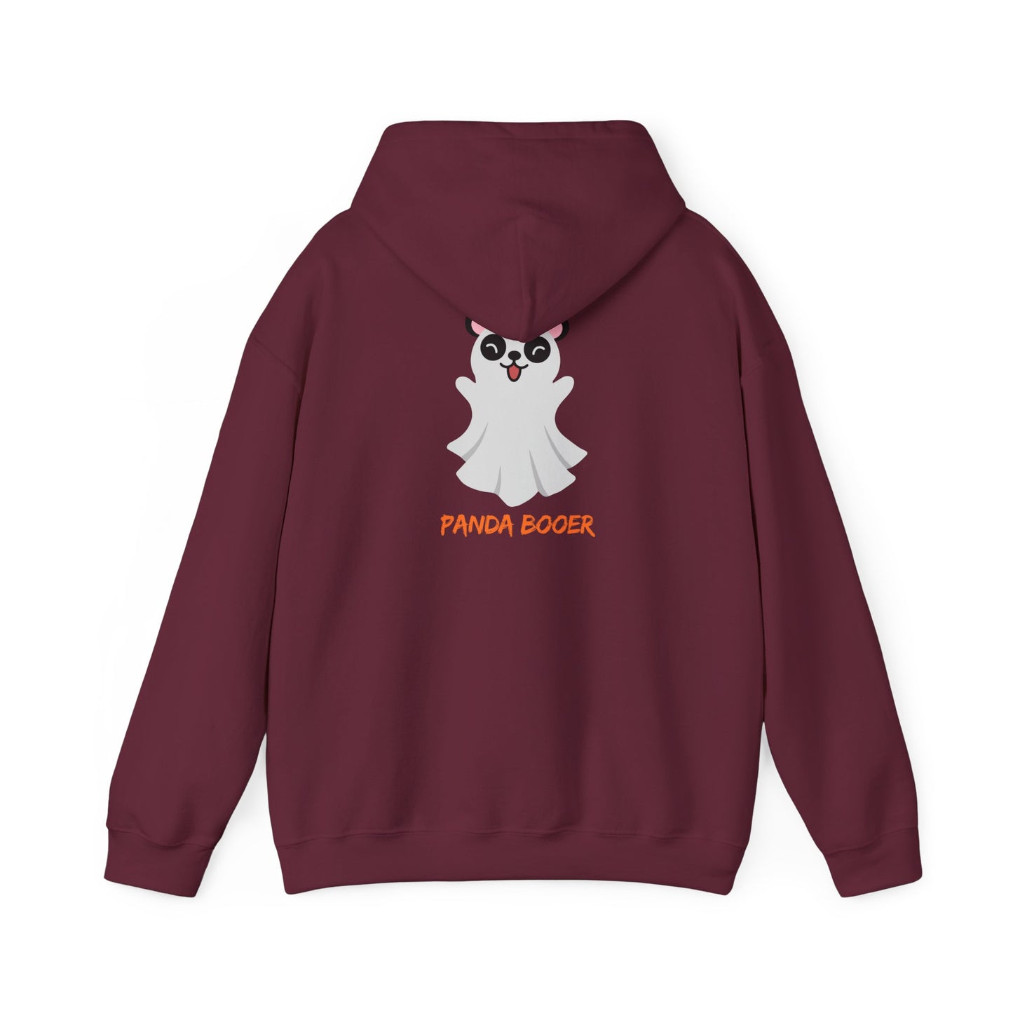 Panda Booer Hoodie — Cute Ghost Panda Graphic Hooded Sweatshirt