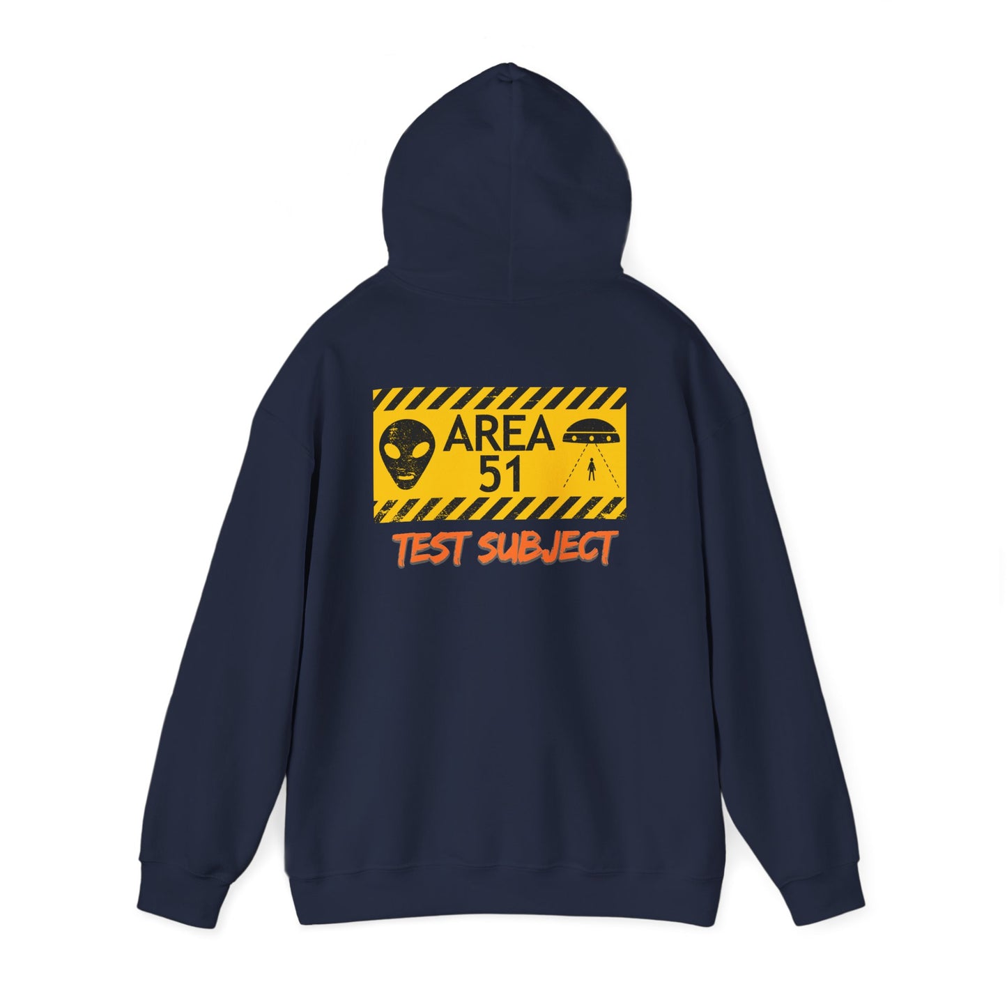 Area 51 Test Subject Hoodie — Alien Graphic Hooded Sweatshirt