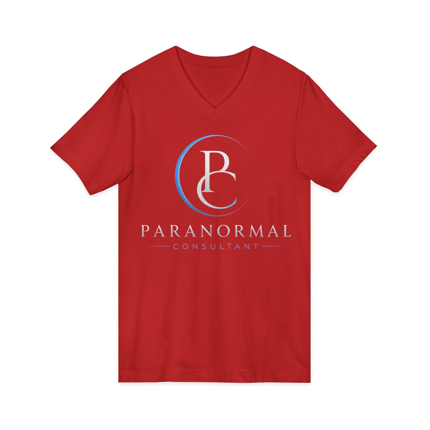 Paranormal Consultant V-Neck Tee — 'Paranormal Consultant' Logo Shirt