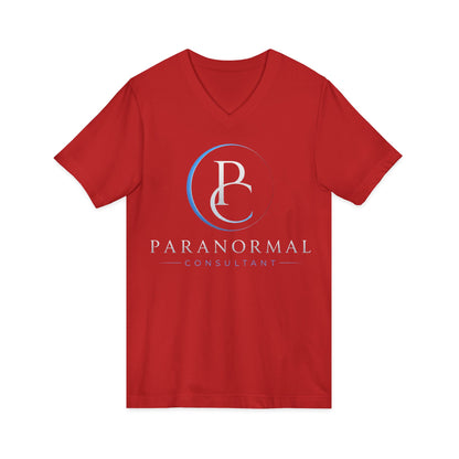 Paranormal Consultant V-Neck Tee — 'Paranormal Consultant' Logo Shirt