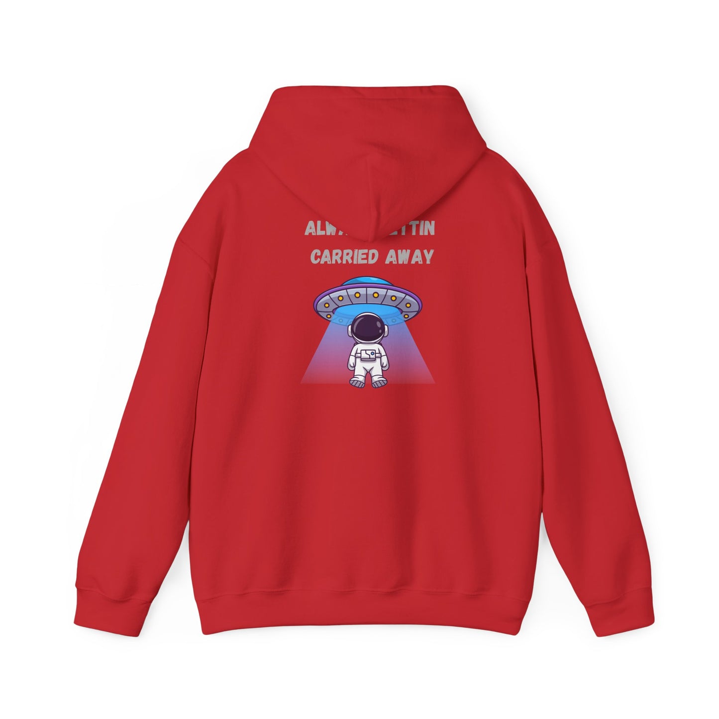 Astronaut UFO Hoodie — "Carried Away" Space Abduction Sweatshirt