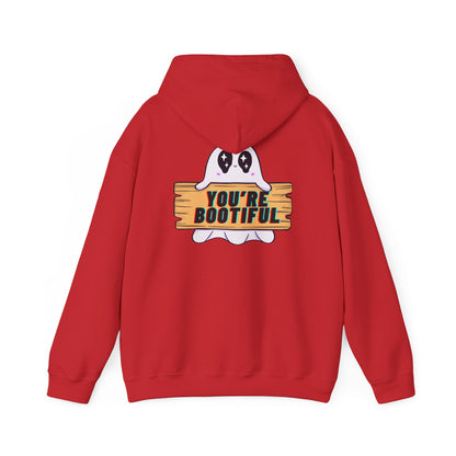You're Bootiful Ghost Hoodie — Cute Halloween Pullover for Kids & Adults