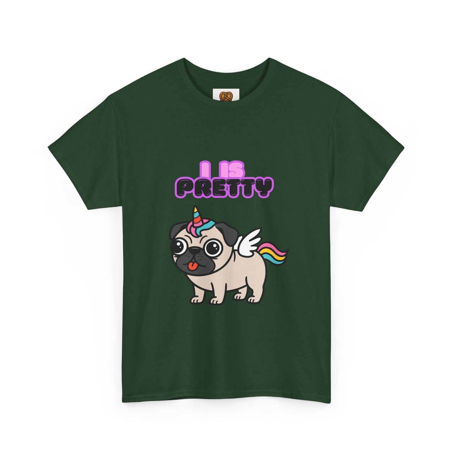 Pugicorn "I Is Pretty" Tee