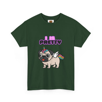 Pugicorn "I Is Pretty" Tee