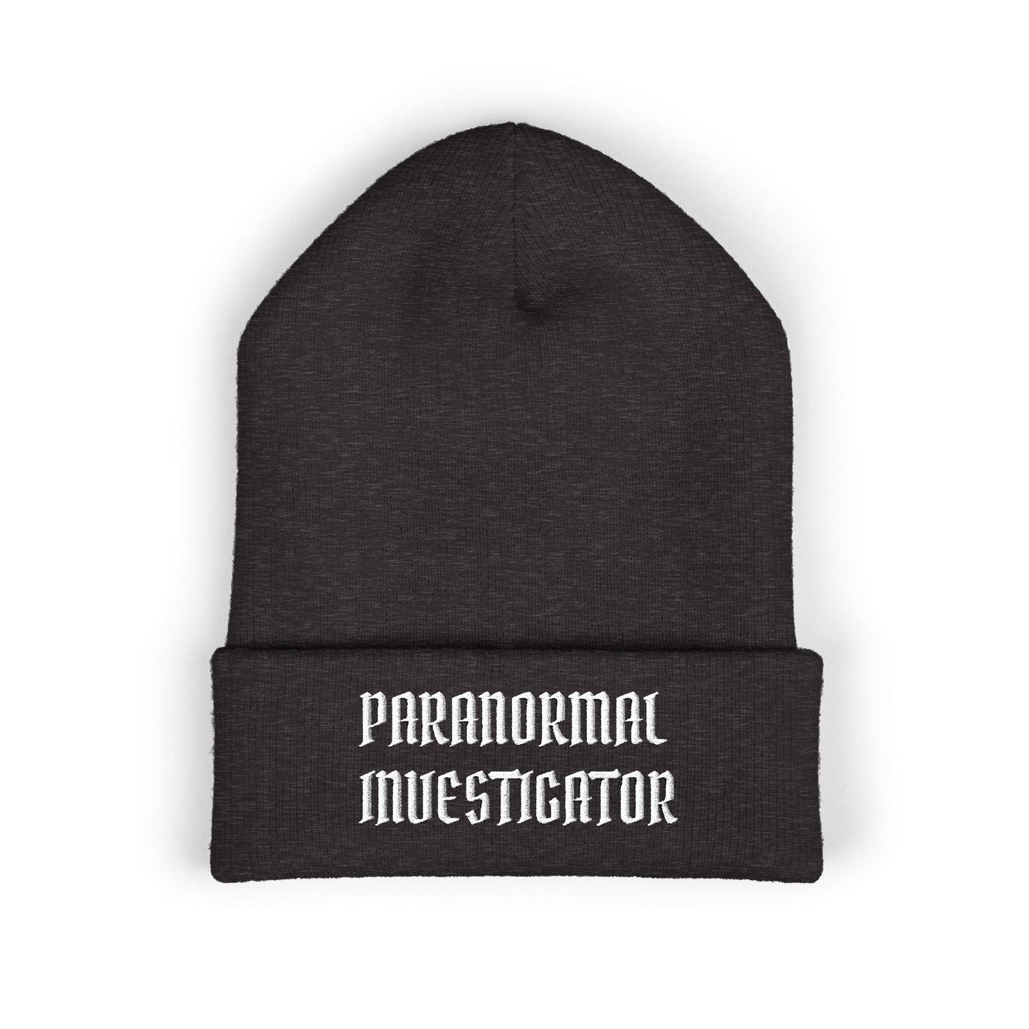 Paranormal Investigator Embroidered Beanie