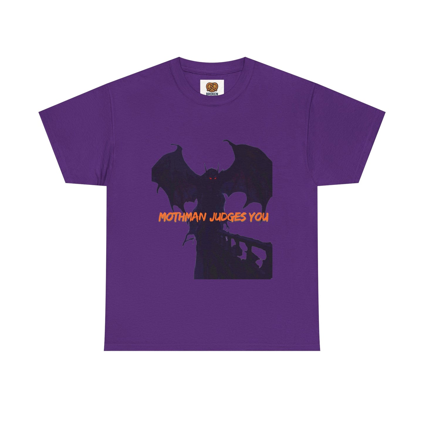 Mothman Judges You T‑Shirt — Cryptid Silhouette Graphic Tee