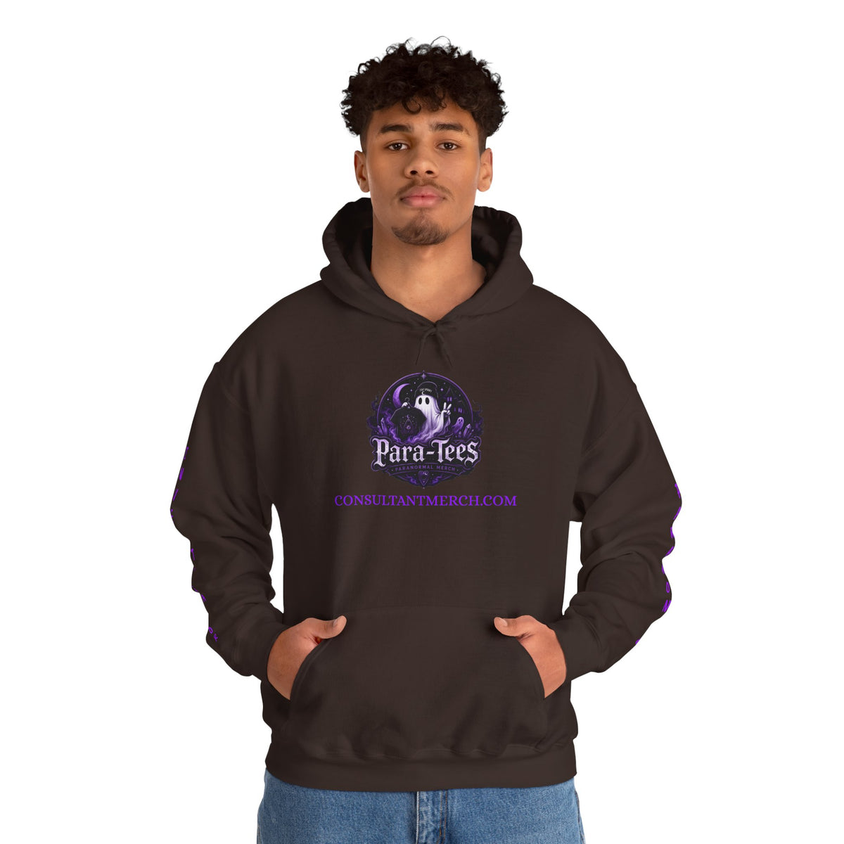 Paranormal Hoodie - "Para-Tees" Ouija Board New Board Who Dis? Ghost Investigators Pullover