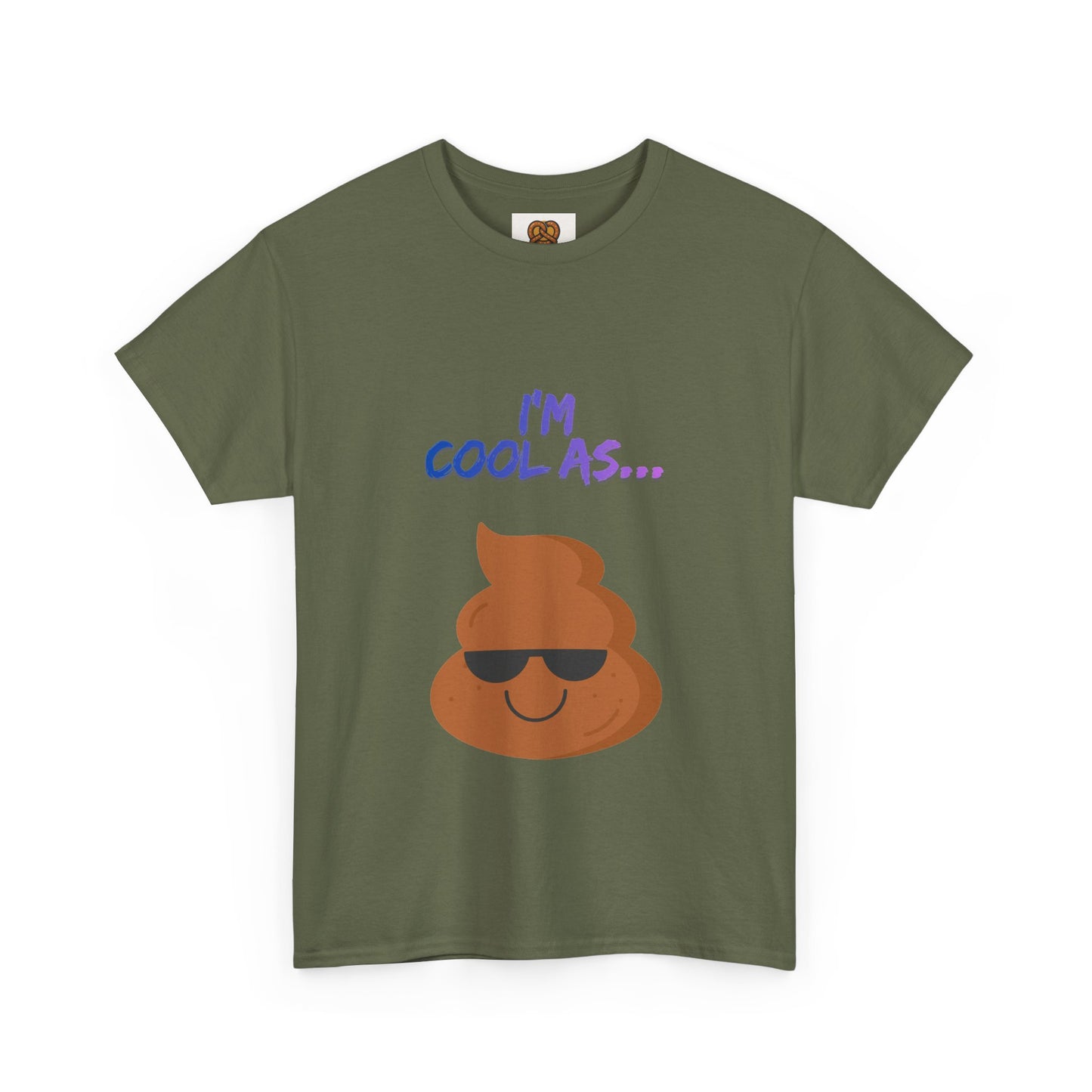 Cool Poop Emoji T-Shirt — "I’m Cool As..." Novelty Tee