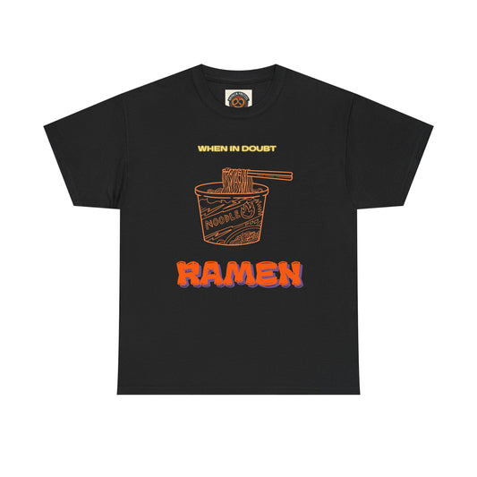 Ramen Cup Graphic Tee – Retro Noodle Illustration Casual T-Shirt