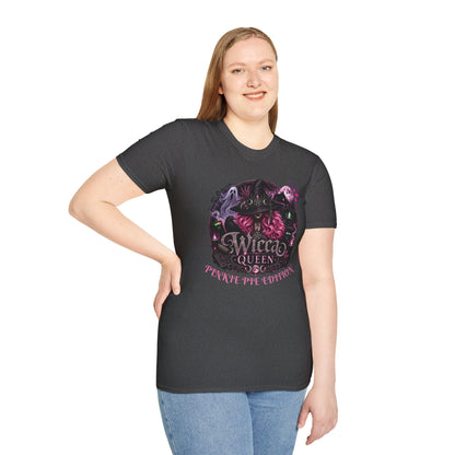 Wicca Queen T-Shirt — Witchy Pink Moon Graphic