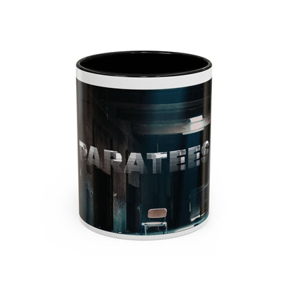 Accent Coffee Mug — Dark Industrial "Separaters" Design (11/15 oz)