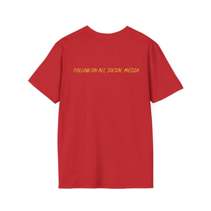 Paranormal Consultant Logo T-Shirt — 'Follow on All Social Media' Back Tee