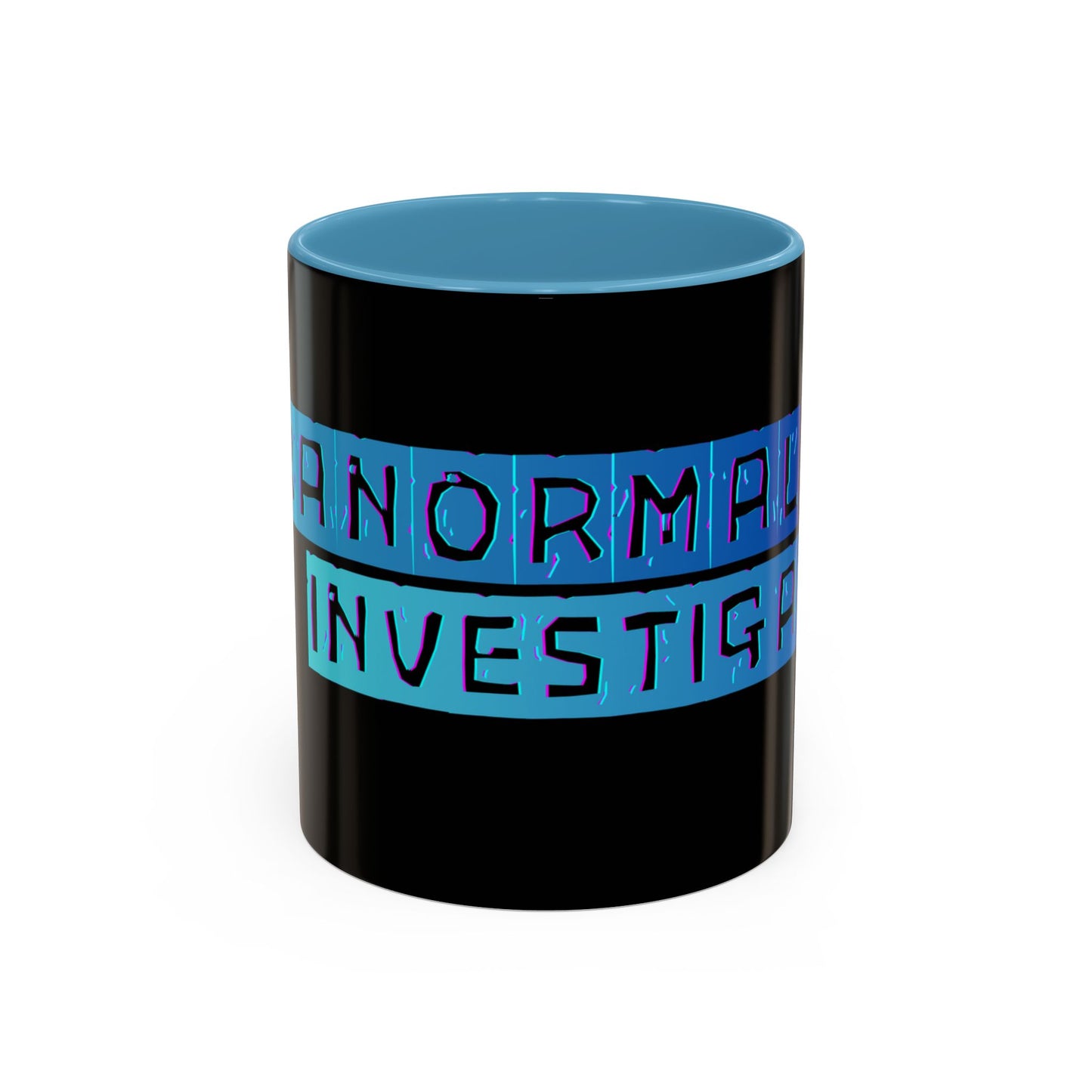 Paranormal Investigator Accent Coffee Mug – Blue Ribbon Design (11/15oz)