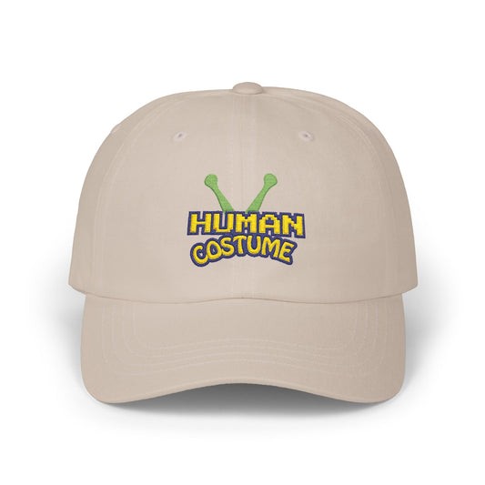 Dad Cap — 'Human Costume' Alien Antenna Embroidered Hat