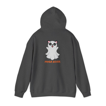 Panda Booer Hoodie — Cute Ghost Panda Graphic Hooded Sweatshirt