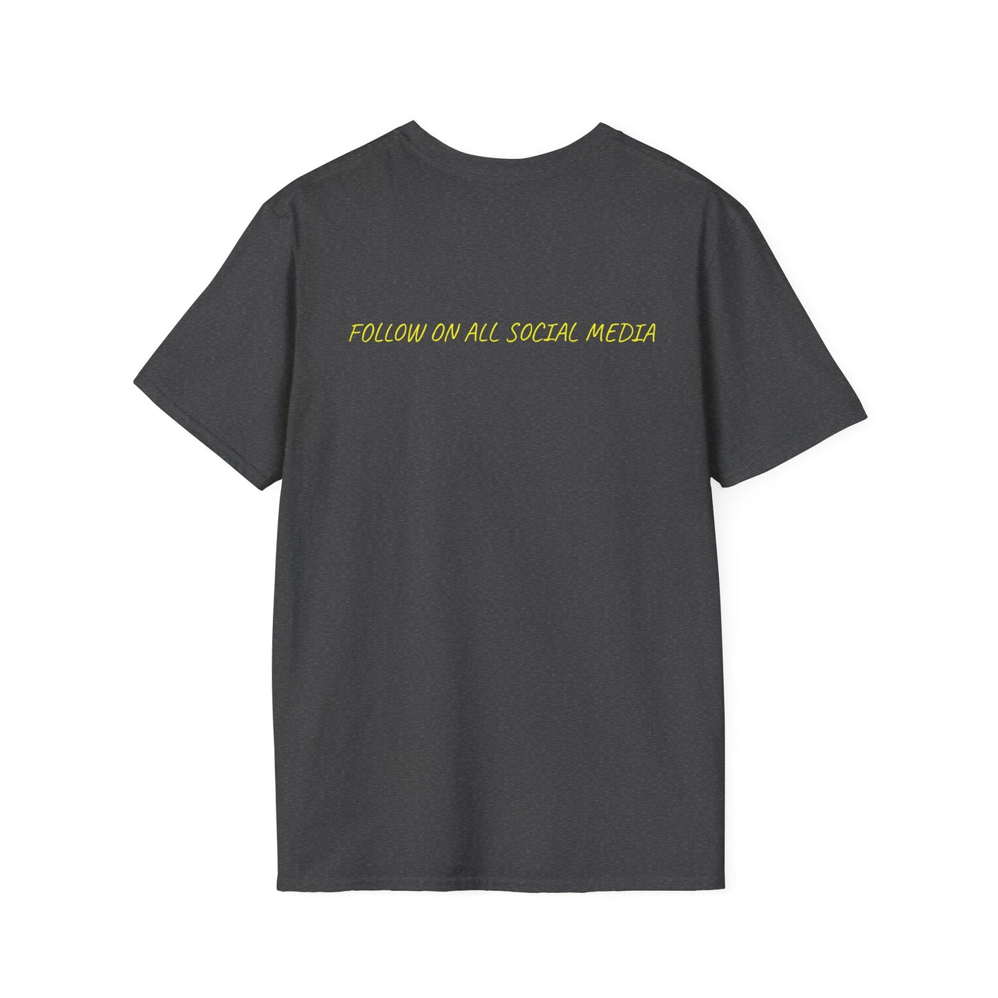 Paranormal Consultant Logo T-Shirt — 'Follow on All Social Media' Back Tee