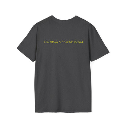 Paranormal Consultant Logo T-Shirt — 'Follow on All Social Media' Back Tee