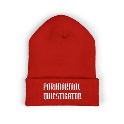 Paranormal Investigator Embroidered Beanie