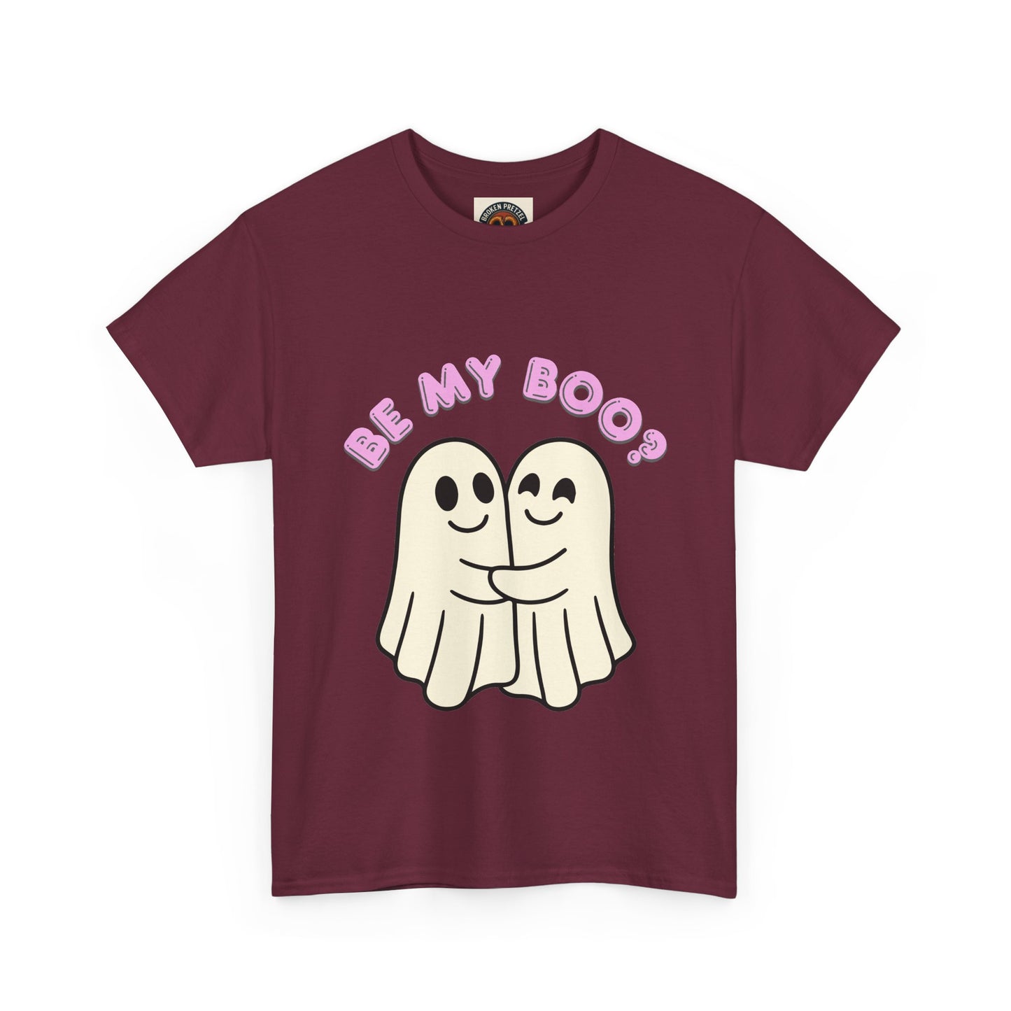 Be My Boo? Ghost Couple Tee — Cute Halloween Couples T‑Shirt
