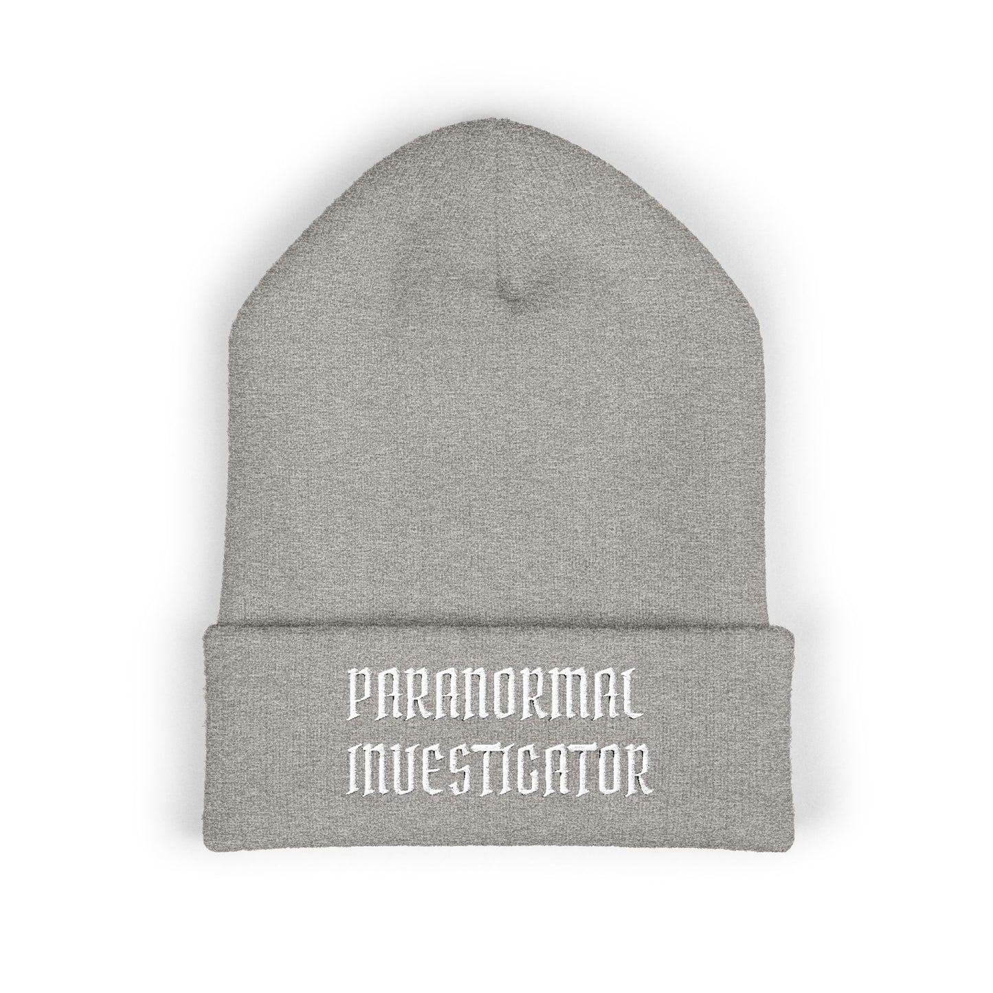 Paranormal Investigator Embroidered Beanie