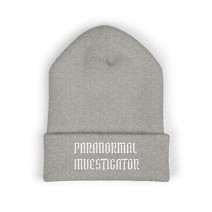 Paranormal Investigator Embroidered Beanie