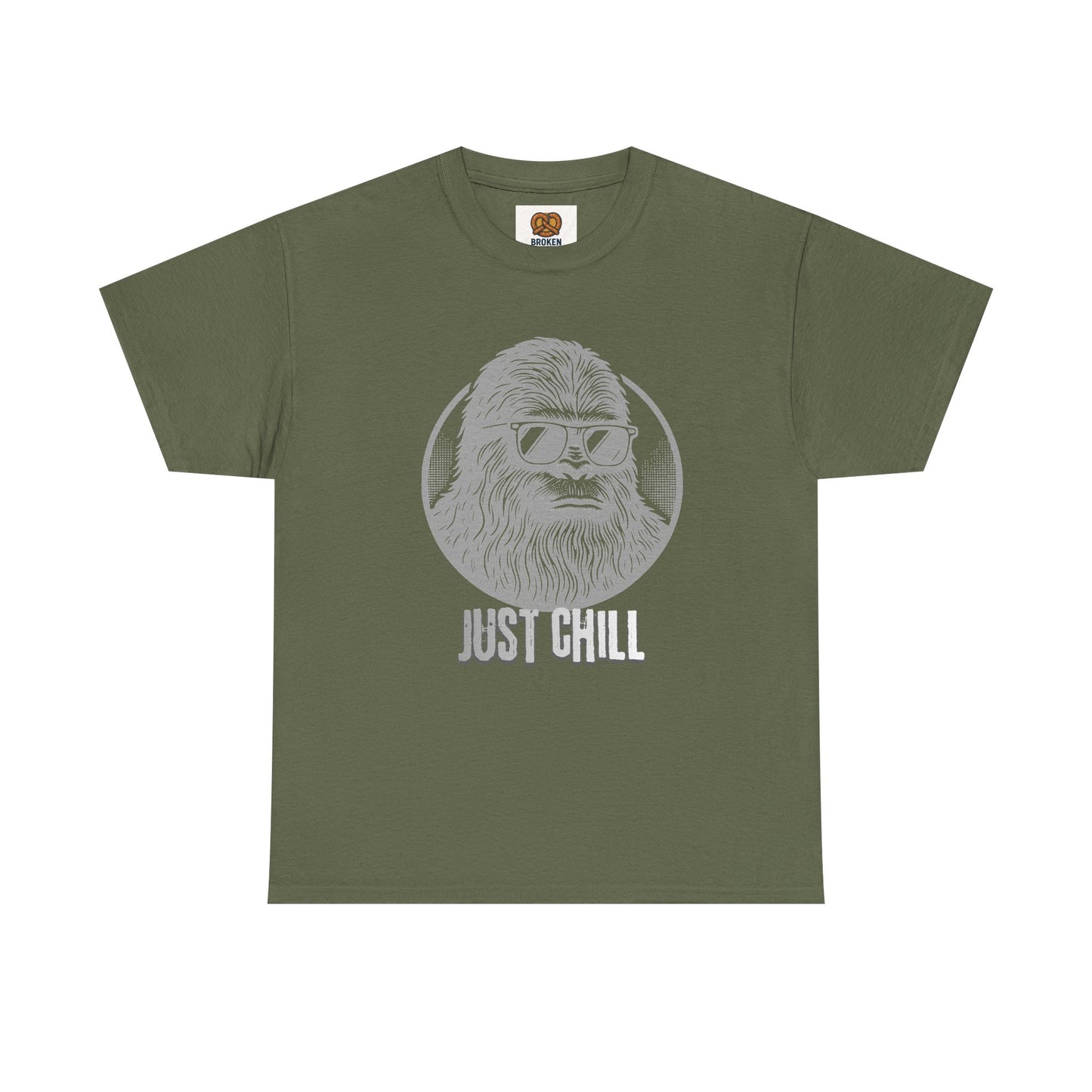 Just Chill Sasquatch T-Shirt — Funny Bigfoot Graphic Tee