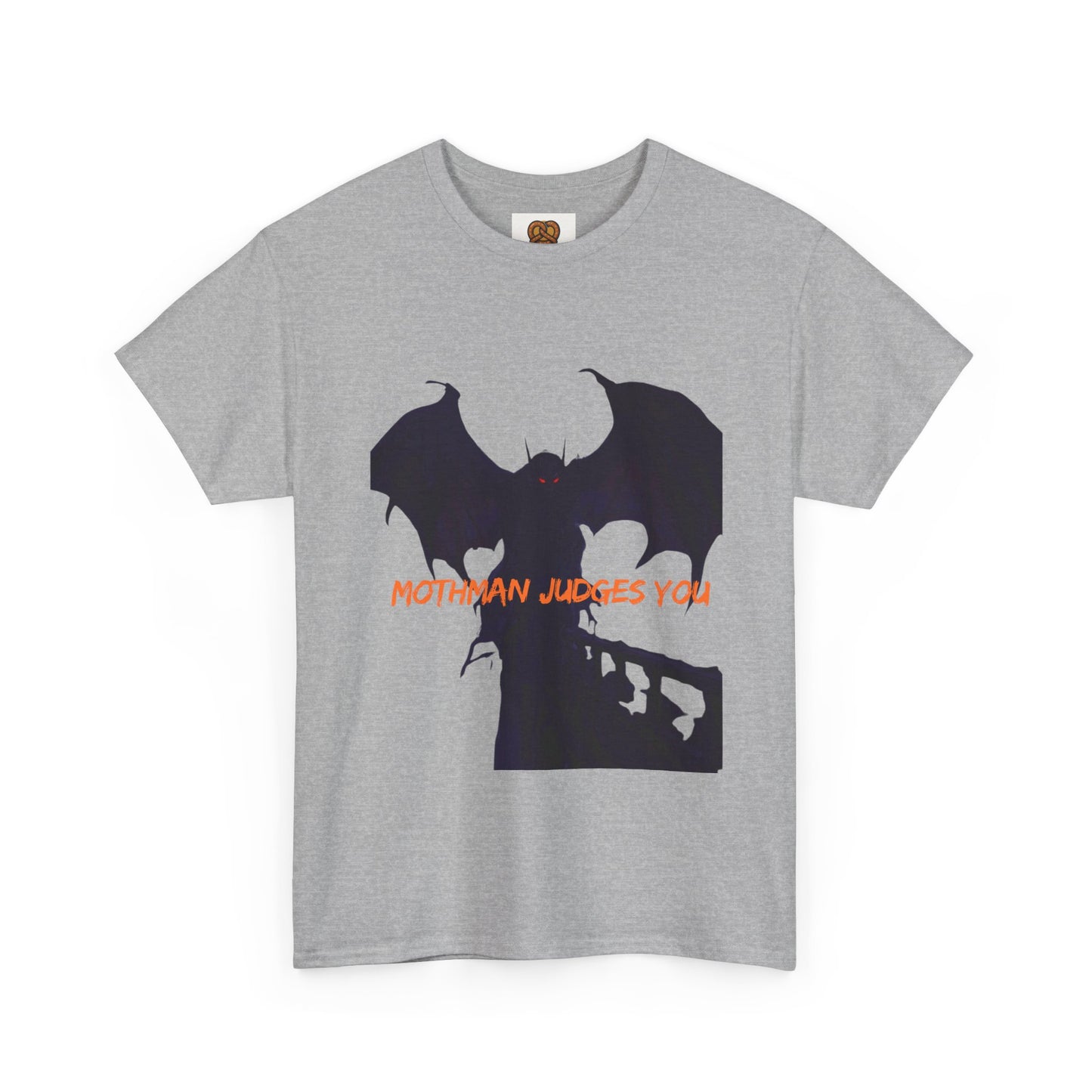 Mothman Judges You T‑Shirt — Cryptid Silhouette Graphic Tee