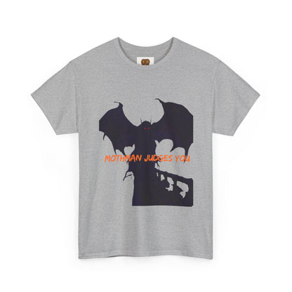 Mothman Judges You T‑Shirt — Cryptid Silhouette Graphic Tee