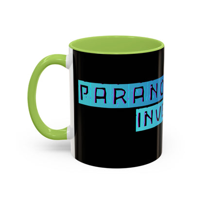 Paranormal Investigator Accent Coffee Mug – Blue Ribbon Design (11/15oz)