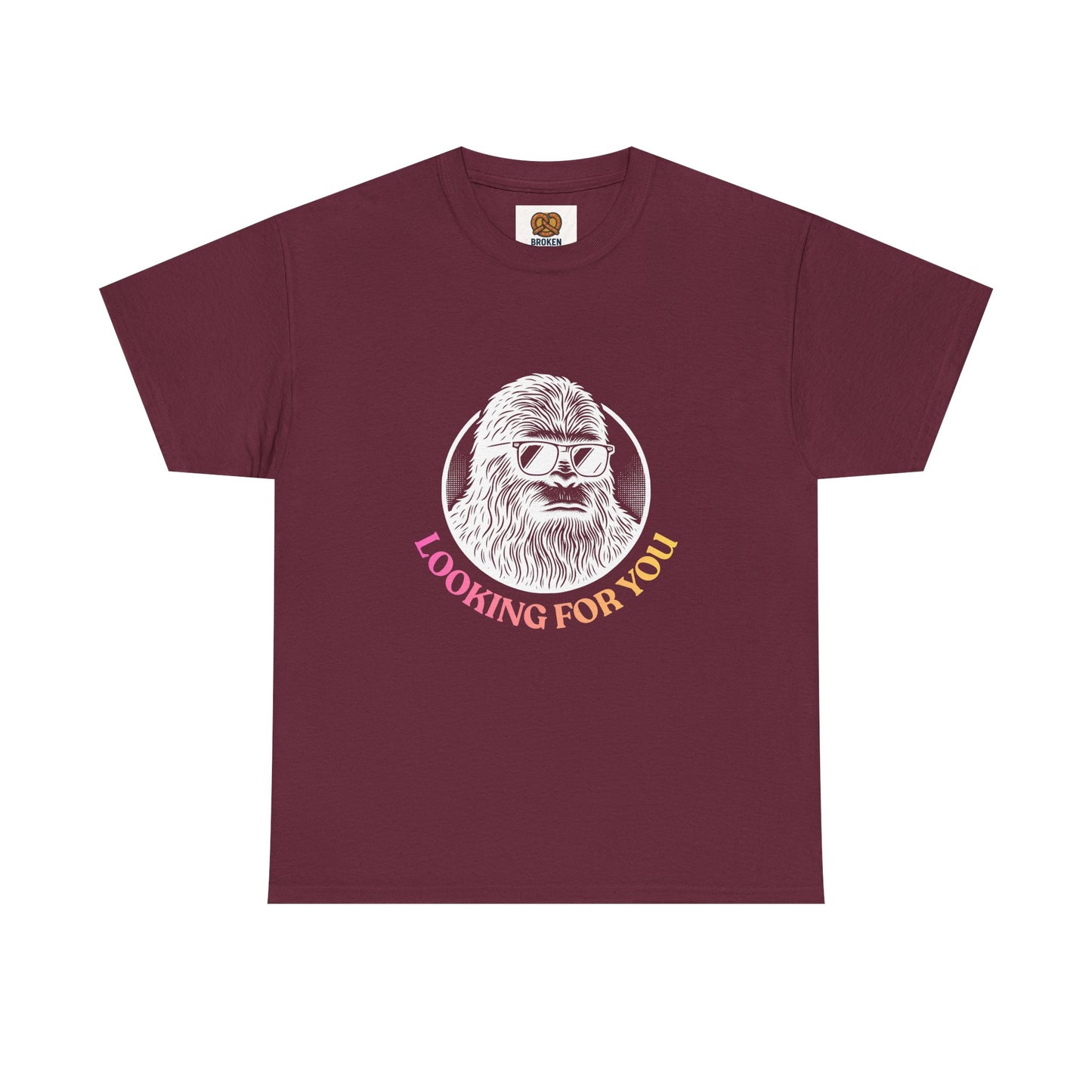 Looking For You Sasquatch T-Shirt — Retro Bigfoot Graphic Tee