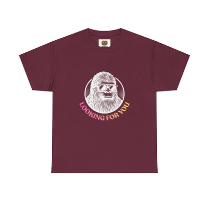 Looking For You Sasquatch T-Shirt — Retro Bigfoot Graphic Tee