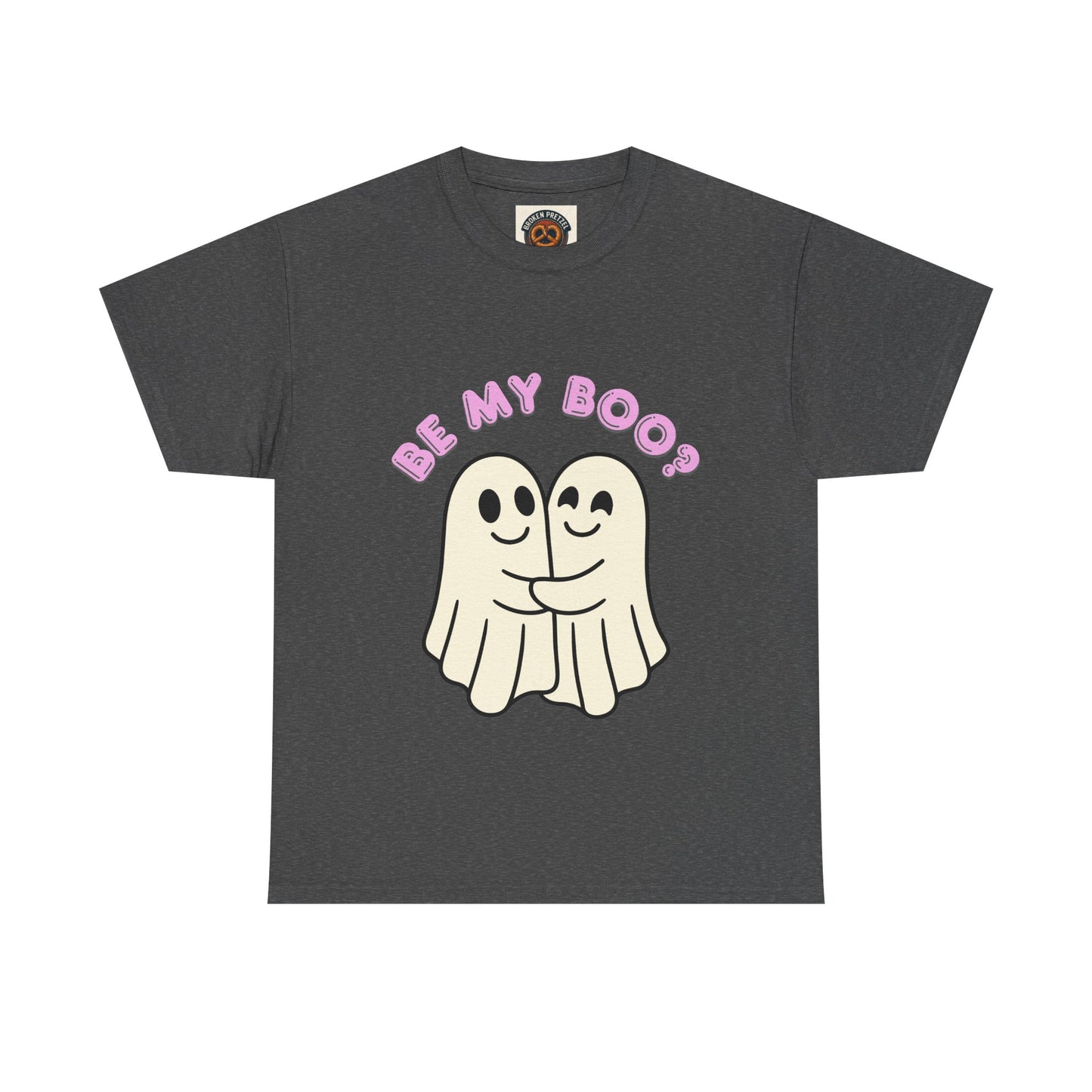 Be My Boo? Ghost Couple Tee — Cute Halloween Couples T‑Shirt