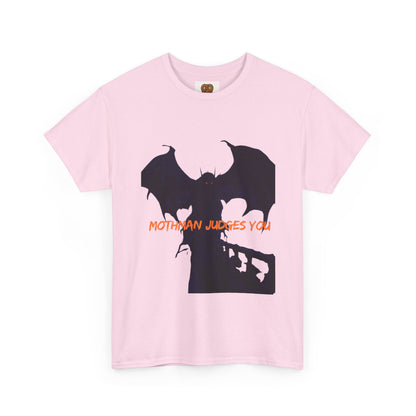 Mothman Judges You T‑Shirt — Cryptid Silhouette Graphic Tee