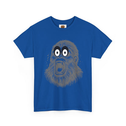 Screaming Ape Graphic Tee — Retro Monochrome Primate Design