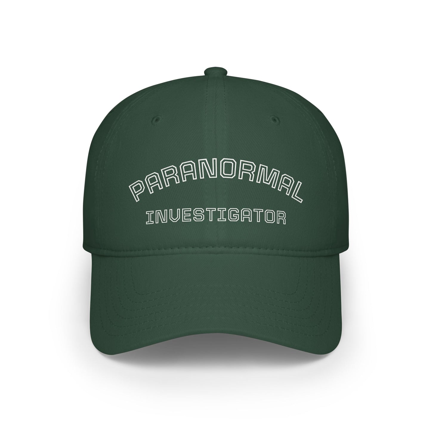 Paranormal Investigator Baseball Cap — Embroidered Ghost Hunting Hat
