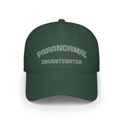 Paranormal Investigator Baseball Cap — Embroidered Ghost Hunting Hat