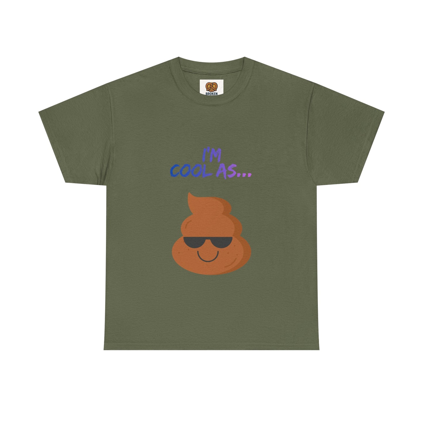 Cool Poop Emoji T-Shirt — "I’m Cool As..." Novelty Tee