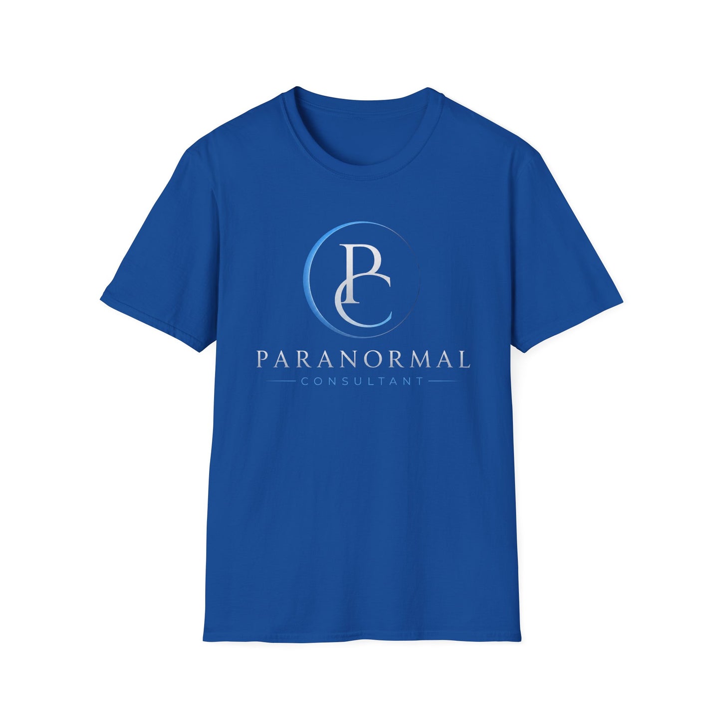Paranormal Consultant Logo T-Shirt — 'Follow on All Social Media' Back Tee