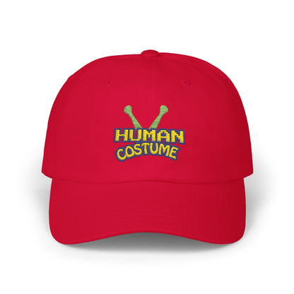 Dad Cap — 'Human Costume' Alien Antenna Embroidered Hat