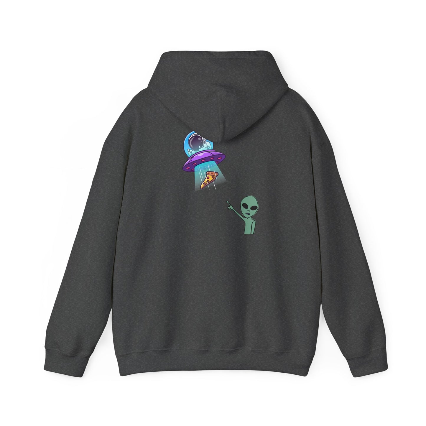 Alien UFO Hoodie — Cute Alien Abduction Graphic Pullover