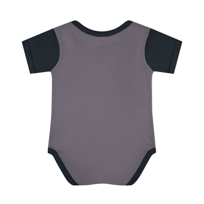 Infant Bodysuit - "Spooky & Cute" Halloween Baby Onesie (Orange)