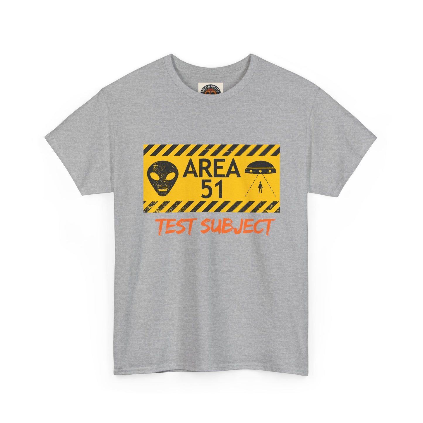 Area 51 Test Subject T-Shirt — Alien Warning Graphic Tee
