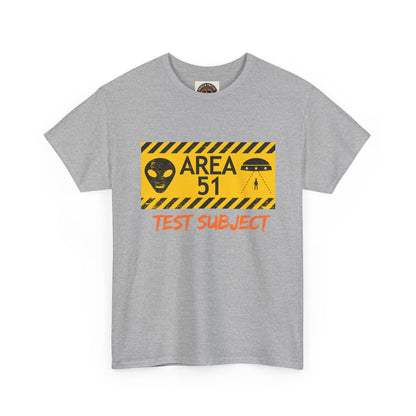 Area 51 Test Subject T-Shirt — Alien Warning Graphic Tee