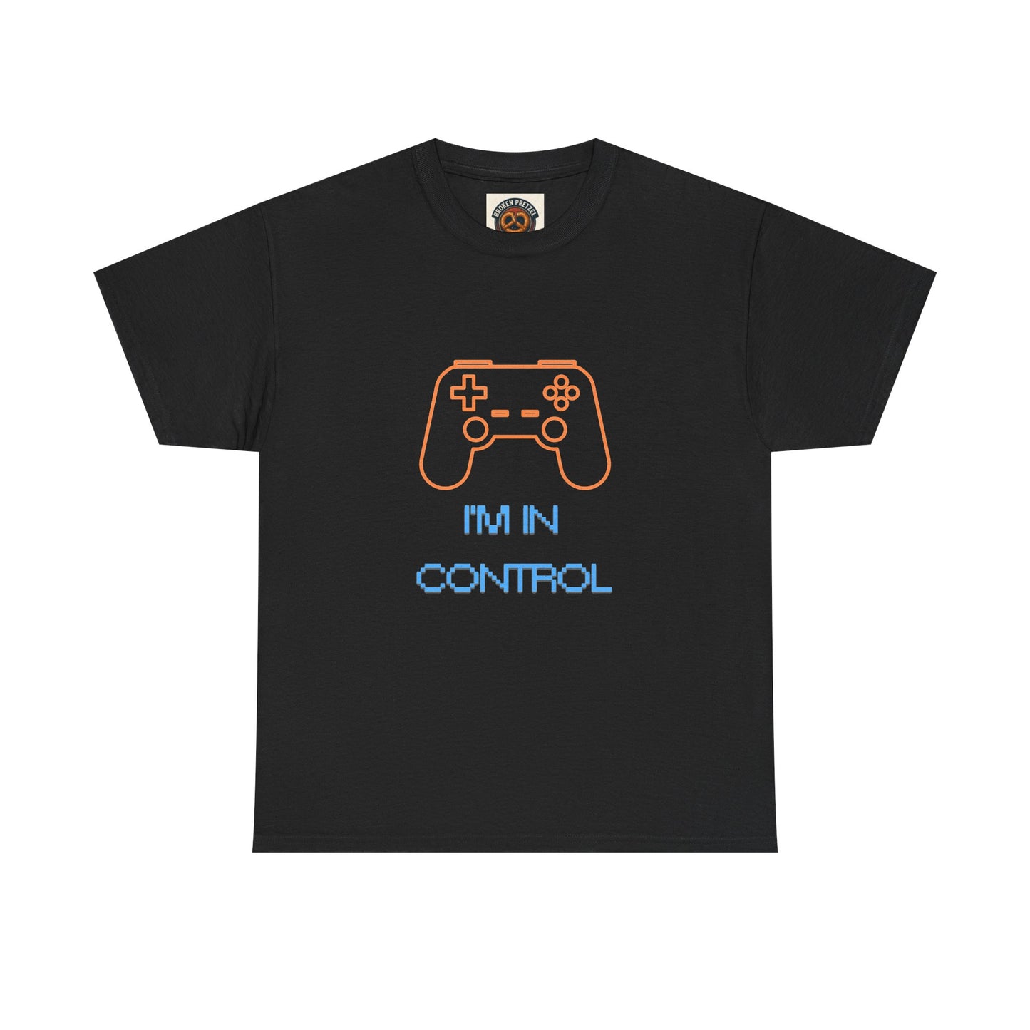 Gamer Controller Tee — "I'm In Control" Retro Neon Video Game T‑Shirt