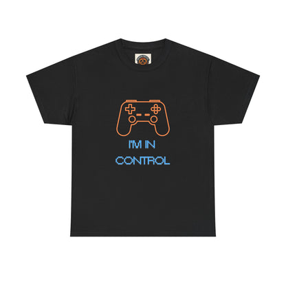 Gamer Controller Tee — "I'm In Control" Retro Neon Video Game T‑Shirt