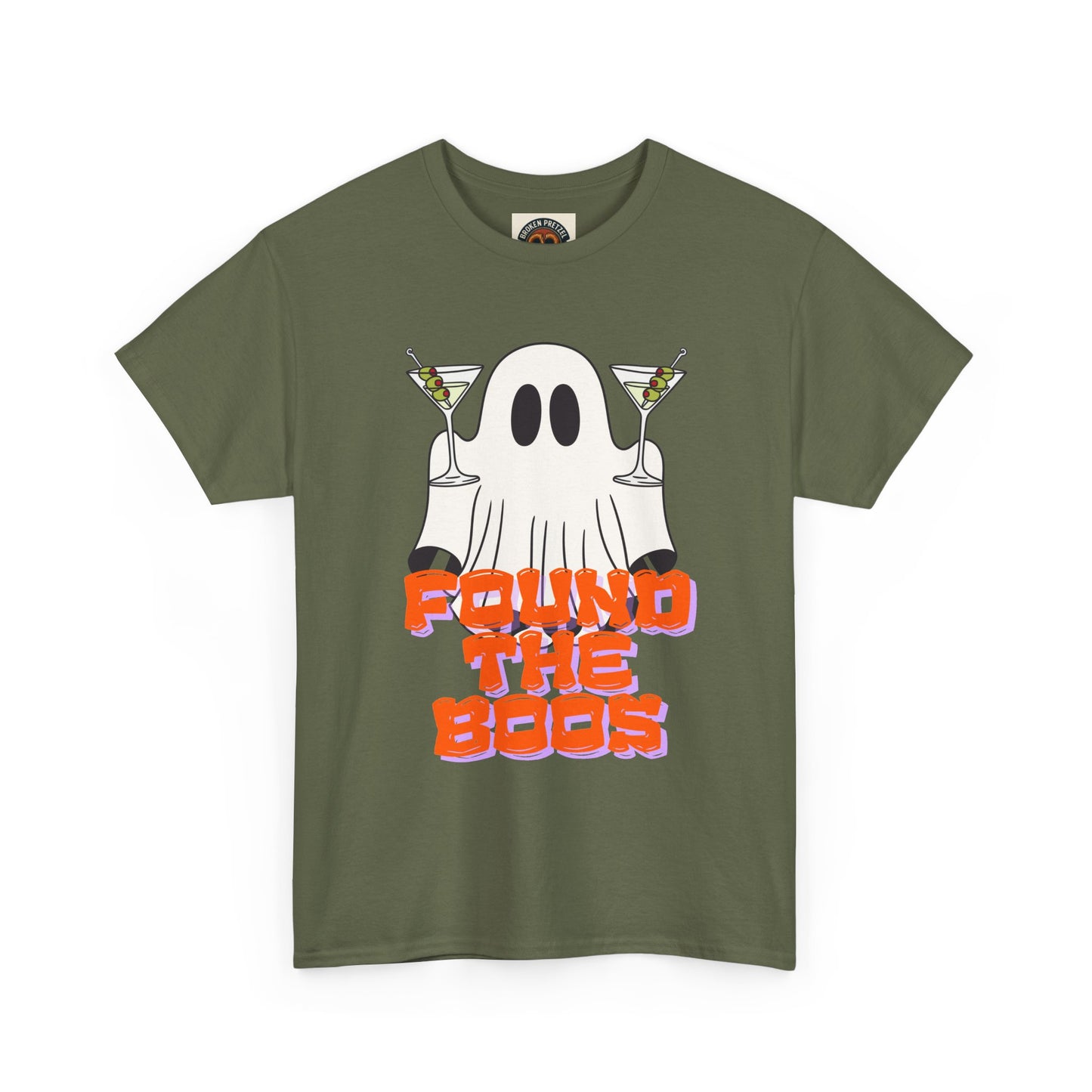 Found the Boos Ghost Tee — Funny Halloween Martini Party T-Shirt