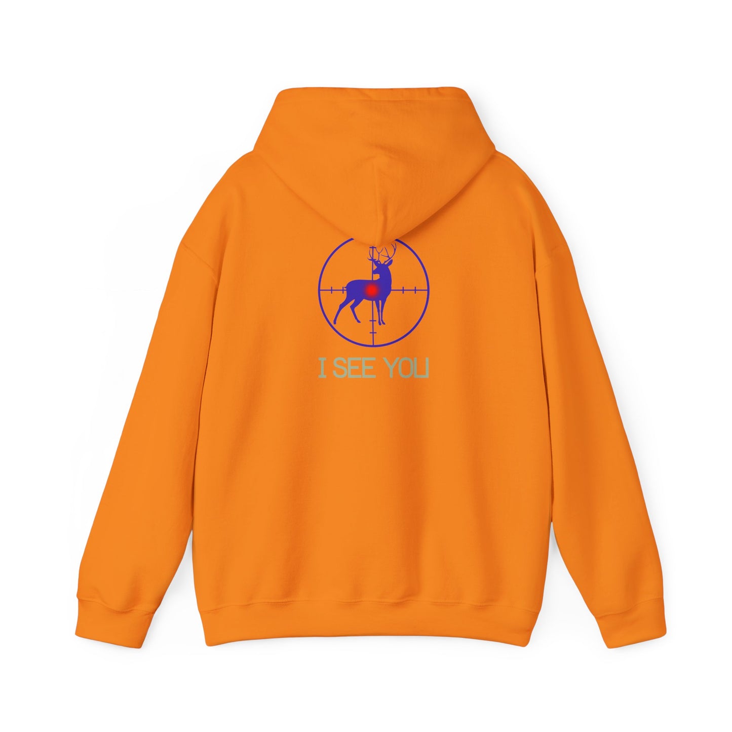 I See You Buck Deer Hoodie – Hunting Target Graphic Sweatshirt